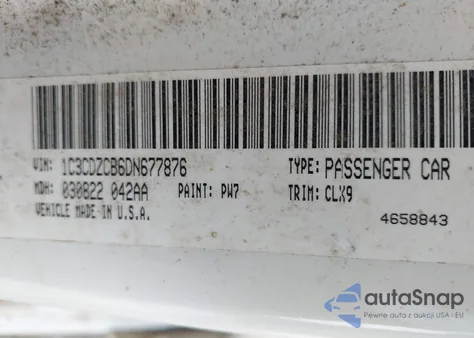 2013 Dodge Avenger Sxt из США, поврежденный, VIN 1C3CDZCB6DN677876